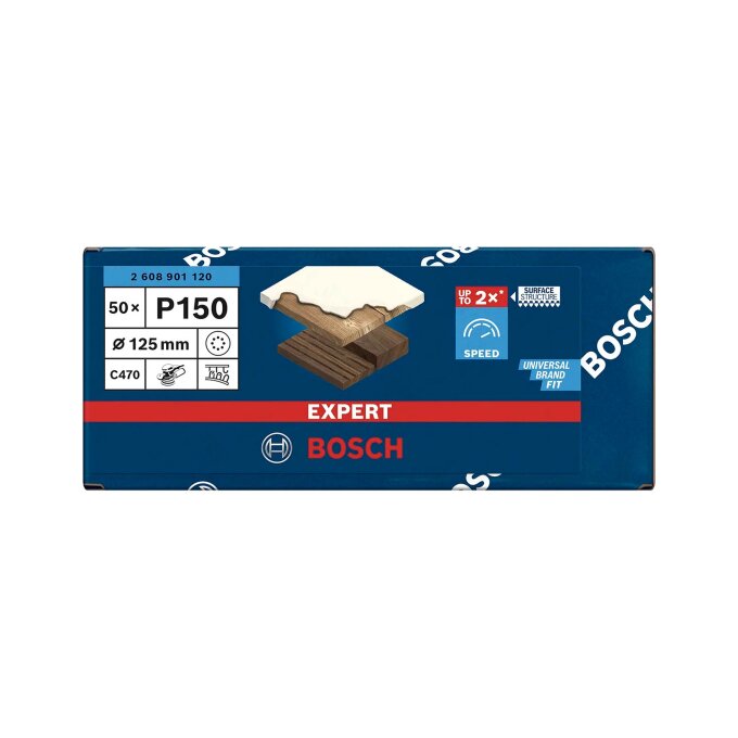 BOSCH BRUSNI PAPIR EXPERT C470 8 RUPA 125 mm