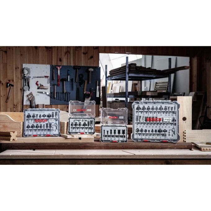 BOSCH 6-DIJELNI SET GLODALA PRO PRIHVAT 8 mm