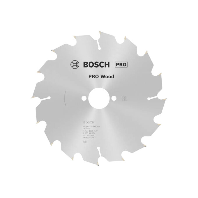 BOSCH LIST KRUŽNE PILE PRO WOOD 16Z 190 x 2 x 30 mm