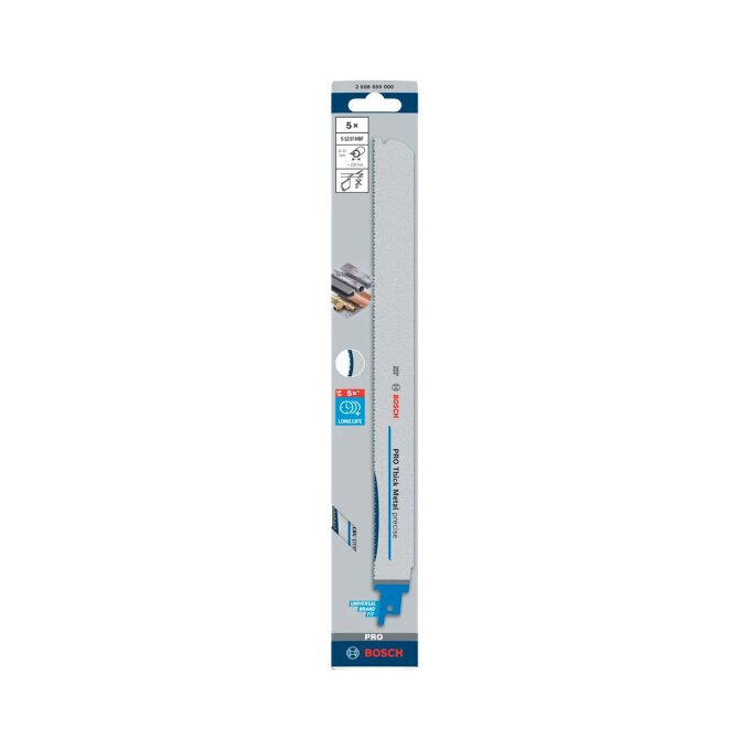 BOSCH LIST SABLJASTE PILE PRO THICK METAL S1237 HBF 300 mm, 5 kom