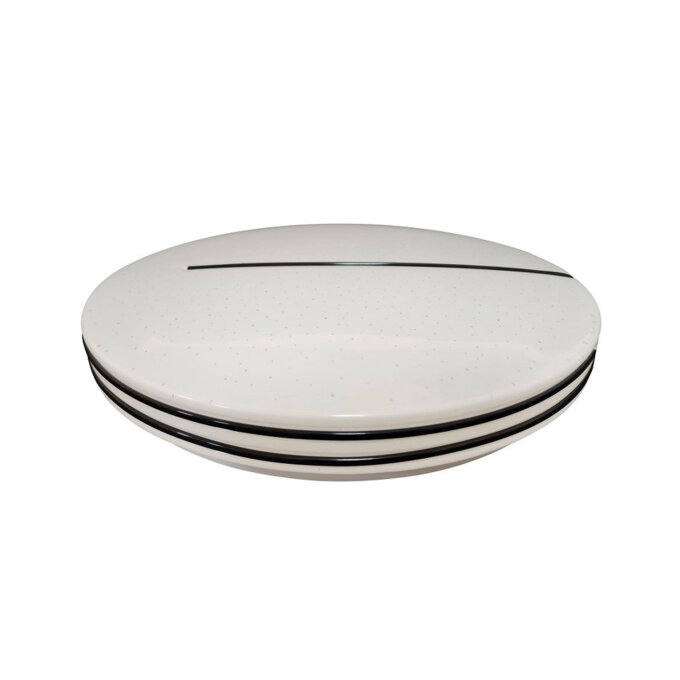 LED PLAFONJERA SKY NARCISA PVC BLACK RING D380 24W/2600lm/4000K/IP20 (10629)