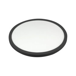 LED PLAFONJERA MAYA D293 24W 2690LM 3000/4000/6500K IP54 BLACK PP (10876)