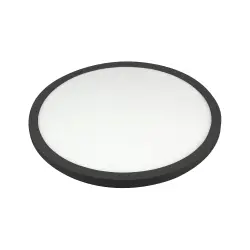 LED PLAFONJERA MAYA D293 24W 2690LM 3000/4000/6500K IP54 BLACK PP (10876)