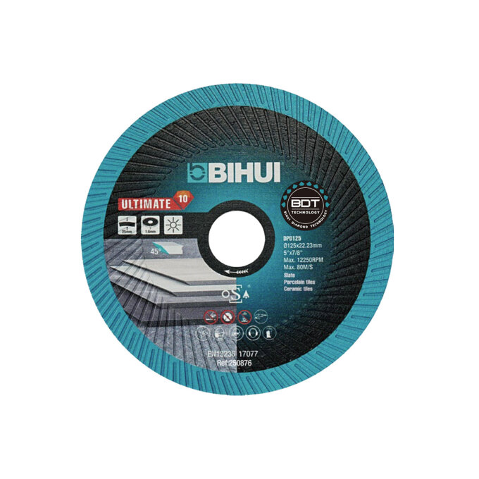 BIHUI DIJAMANTNA BRUSNO REZNA PLOČA ULTIMATE EDGE DPD125 125 x 1,6 x 25 mm