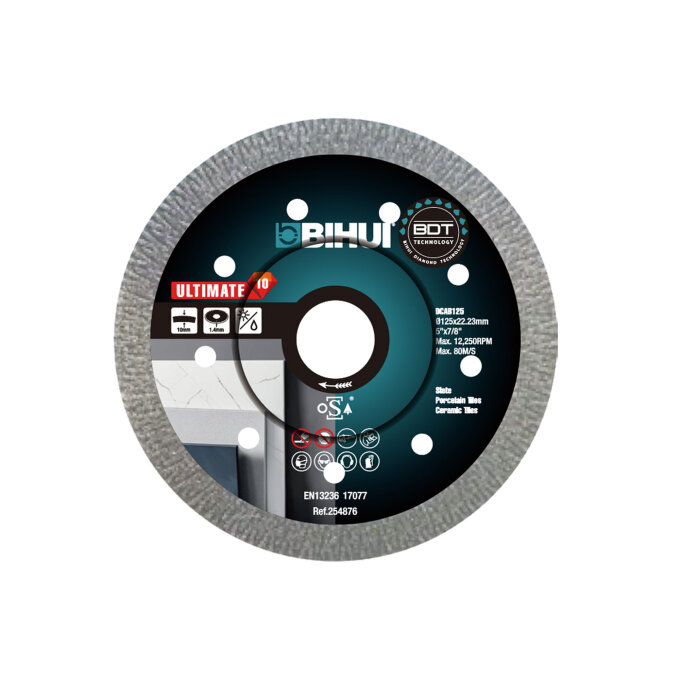 BIHUI DIJAMANTNA REZNA PLOČA ULTIMATE DCAE125 125 x 1,4 x 10 mm