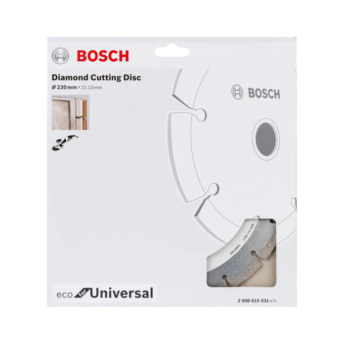 BOSCH DIJAMANTNA REZNA PLOČA ECO FOR UNIVERSAL 230 x 22,23 mm