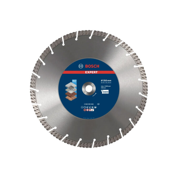 BOSCH DIJAMANTNA REZNA PLOČA EXPERT MULTIMATERIAL 350 x 3,3 x 20 mm