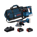 BOSCH AKU SET GWS 18V-8 + GBH 185-LI + 2 x 4,0Ah + GAL 18V-40 + TORBA