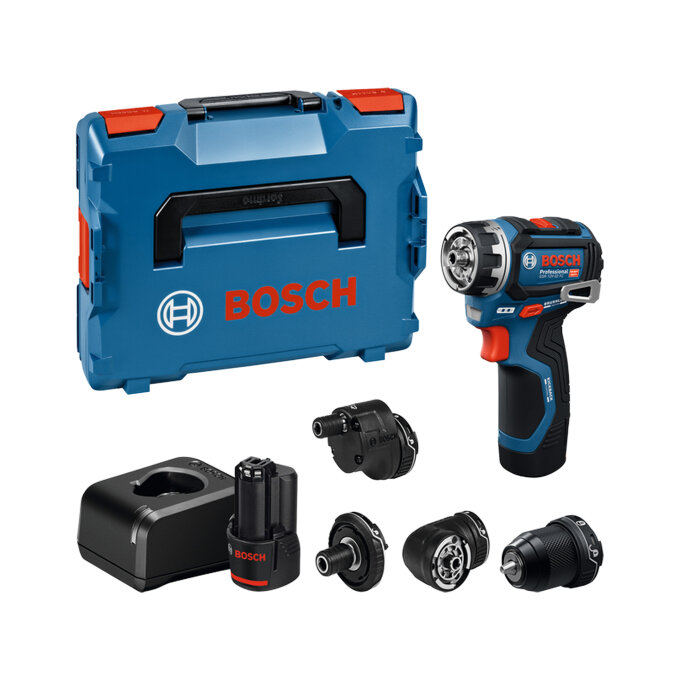 BOSCH AKU ODVIJAČ GSR 12V-32 FC + 2 x 2,0Ah + GAL 12V-20 + L-BOXX