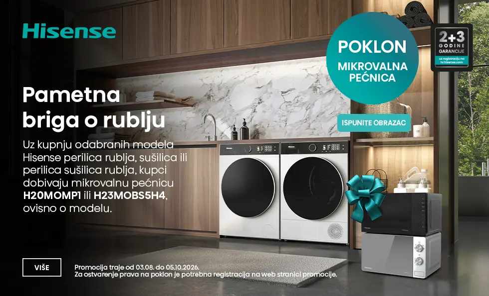 Hisense je pametna briga o rublju